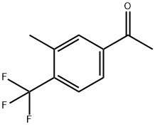 1-(3-methyl-4-(trifluoromethyl)phenyl)ethanone Structure