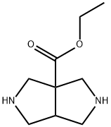 乙基八氢吡咯并[3,4-C]吡咯-3A-甲酸基酯二盐酸, 851526-85-7, 结构式