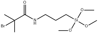 Propanamide, 2-bromo-2-methyl-N-[3-(trimethoxysilyl)propyl]- 结构式