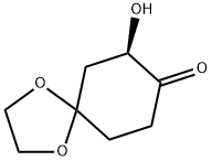 (R)-7-羟基-1,4-二氧杂螺[4.5]癸烷-8-酮, 851764-31-3, 结构式