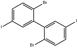 2,2'-Dibromo-5,5'-diiodo-1,1'-biphenyl,852139-02-7,结构式