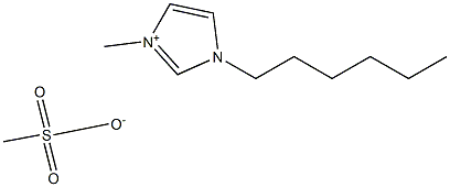 1H-Imidazolium, 1-hexyl-3-methyl-, methanesulfonate
 Structure