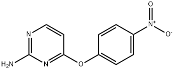 4-(4-nitro-phenoxy)-pyrimidin-2-ylamine Structure