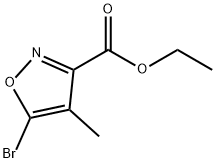 5-溴-4-甲基苯并[D]异恶唑-3-甲酸乙酯, 854015-42-2, 结构式