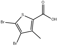 4,5-DIBROMO-3-METHYL-2-THIOPHENECARBOXYLIC ACID, 854626-32-7, 结构式