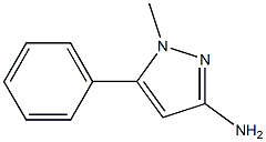 1-methyl-5-phenyl-1H-pyrazol-3-amine Struktur