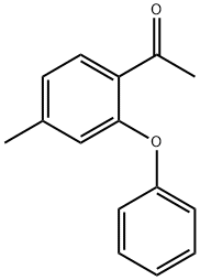 1-(4-Methyl-2-phenoxyphenyl)ethanone 结构式