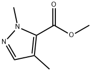 1,4-二甲基-1H-吡唑-5-甲酸甲酯 结构式