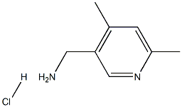 (4,6-二甲基吡啶-3-基)甲胺二盐酸盐, 857220-05-4, 结构式