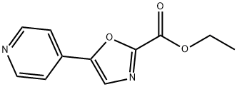 Ethyl 5-(pyridin-4-yl)oxazole-2-carboxylate 结构式