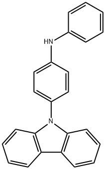 4-(9H-carbazol-9-yl)-N-phenylaniline Struktur