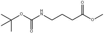 4-[[(1,1-dimethylethoxy)carbonyl]amino]Butanoic acid methyl ester Structure