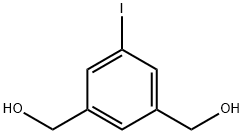 (5-碘-1,3-亚苯基)二甲醇 结构式