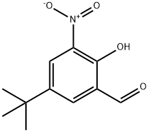 5-叔丁基-2-羟基-3-硝基苯甲醛,85943-75-5,结构式