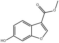 6-羟基苯并呋喃-3-羧酸甲酯 结构式