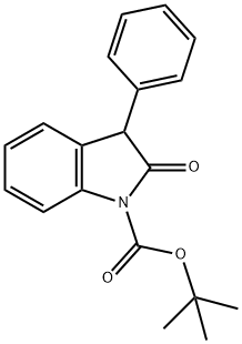 tert-butyl 2-oxo-3-phenylindoline-1-carboxylate Structure