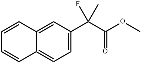 Methyl 2-fluoro-2-(naphthalen-2-yl)propanoate 结构式