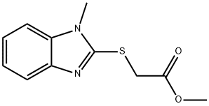 methyl 2-(1-methyl-1H-benzo[d]imidazol-2-ylthio)acetate