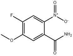 4-Fluoro-5-methoxy-2-nitro-benzamide Structure