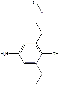 4-amino-2,6-diethylphenol hydrochloride Structure