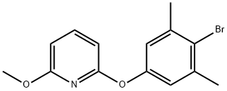 2-(4-Bromo-3,5-dimethylphenoxy)-6-methoxypyridine Structure