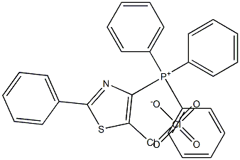(5-CHLORO-2-PHENYL-THIAZOL-4-YL)-TRIPHENYL-PHOSPHONIUM, PERCHLORATE Structure