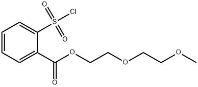 2-(2-Methoxyethoxy)ethyl 2-(chlorosulfonyl)benzoate
		
	 Structure