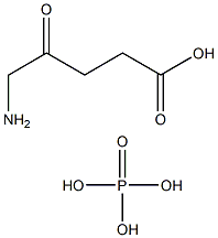 アミノレブリン酸リン酸 化学構造式