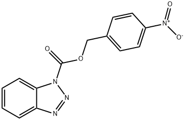 1-(4-Nitrobenzyloxycarbonyl)benzotriazole Struktur