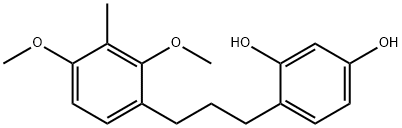 二甲氧基甲苯基-4-丙基间苯二酚,869743-37-3,结构式