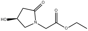 (S)-ethyl 2-(4-hydroxy-2-oxopyrrolidin-1-yl)acetate Struktur