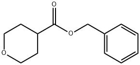 Tetrahydro-2H-pyran-4-carboxylic acid benzyl ester Structure