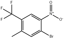 1-溴-5-甲基-2-硝基-4-(三氟甲基)苯, 871571-25-4, 结构式