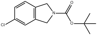 5-クロロイソインドリン-2-カルボン酸TERT-ブチル 化学構造式