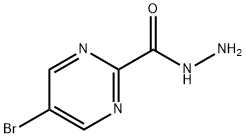 5-Bromopyrimidine-2-carbohydrazide Struktur
