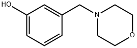 3-(4-morpholinylmethyl)phenol Structure