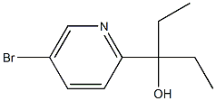 3-(5-溴-2-吡啶基)-3-戊醇, 874915-22-7, 结构式