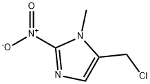 5-(chloromethyl)-1-methyl-2-nitro-1H-imidazole, 87544-76-1, 结构式