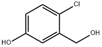 4-chloro-3-(hydroxymethyl)phenol Struktur