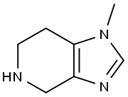 4,5,6,7-tetrahydro-1-methyl-1H-Imidazo[4,5-c]pyridine Struktur