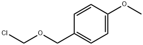 1-[(chloromethoxy)methyl]-4-methoxybenzene Struktur
