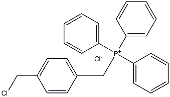 (4-Chloromethylbenzyl)triphenylphosphonium chloride Structure