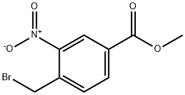 3-硝基-4-溴甲基苯甲酸甲酯,88089-94-5,结构式