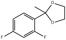 2-(2,4-difluorophenyl)-2-methyl-1,3-dioxolane Structure