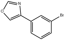 4-(3-Bromophenyl)oxazole Structure