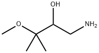 1-amino-3-methoxy-3-methylbutan-2-ol Structure
