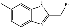 2-(Bromomethyl)-6-methyl-1H-benzo[d]imidazole Structure