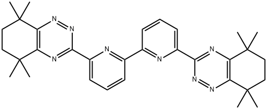 5,5,8,8-tetramethyl-3-(6-(6-(5,5,8,8-tetramethyl-5,6,7,8-tetrahydrobenzo[e][1,2,4]triazin-3-yl)pyridin-2-yl)pyridin-2-yl)-5,6,7,8-tetrahydrobenzo[e][1,2,4]triazine|6,6'-BIS(5,5,8,8-TETRAMETHYL-5,6,7,8-TETRAHYDROBENZO-1,2,4-TRIAZIN-3-YL)-2,2'-BIPYRIDINE