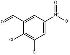 2,3-二氯-5-硝基苯甲醛, 887360-79-4, 结构式