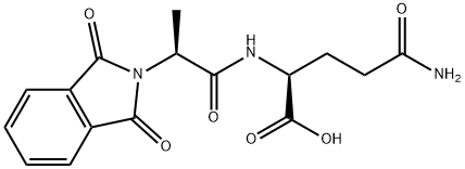Phthaloyl-L- alanyl-L-glutamine Struktur